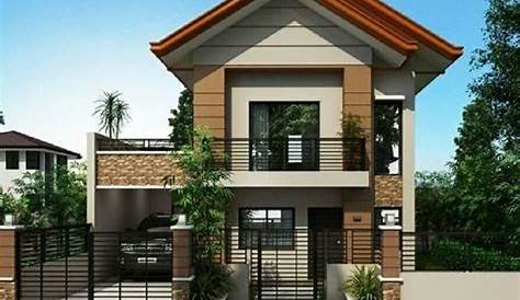 Small Two Storey House Plans With Balcony 15 Modern Gmboel