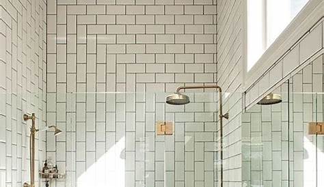 White Subway Tile In Small Bathroom / Subway Tile Sizes for Wet Areas