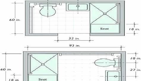 Minimum dimensions walking shower | Small bathroom with shower, Small