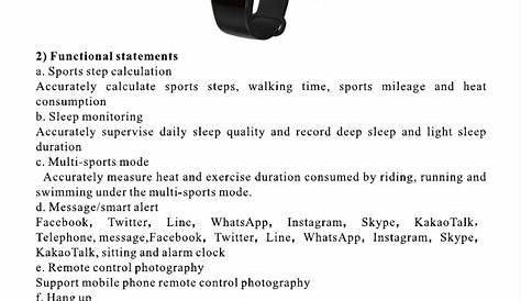 Smart Bracelet User Manual