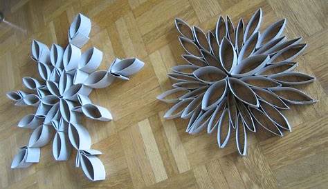 16 Toilet Paper Roll Snowflakes Ideas to Replicate at Home. | Toilet