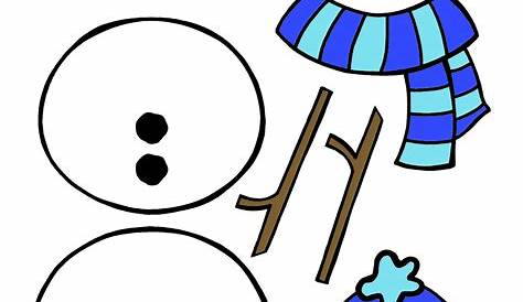 Snowman Cut And Paste Printable