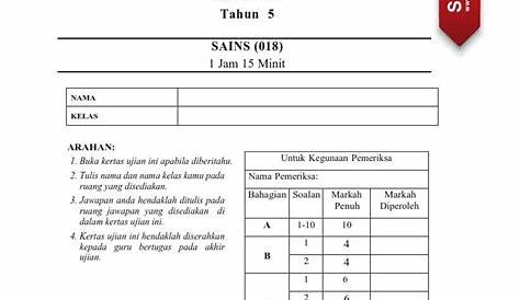 Soalan Dlp Sains Tahun 4