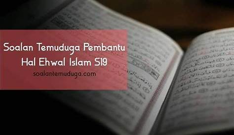 Soalan Temuduga Pembantu Hal Ehwal Islam S19 · SoalanTemuduga.com