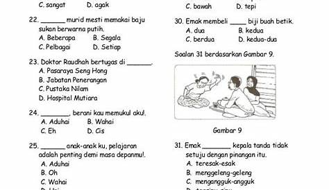 Soalan Bahasa Melayu Tahun 1 Dan Jawapan - Wolupitulimod
