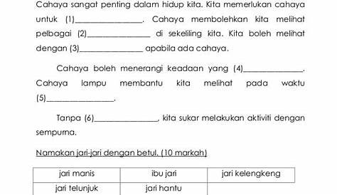 Contoh Soalan Ujian Bulanan Bahasa Melayu Tahun 5 - Contoh Zol
