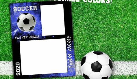 2021 Soccer Memory Mate Template Sports Photography Etsy Scrapbook