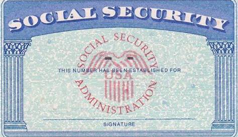 Social Security Card Template Pdf Free