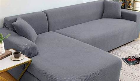 Sofa Bezug Ecksofa Spannbezug Couch Kunstleder Schwarz/Feinstruktur