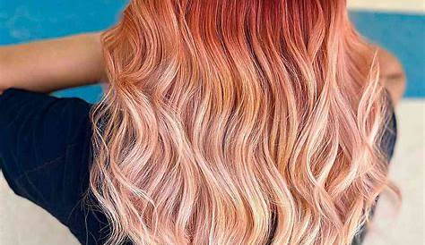 Soft Copper Blonde Hair Color Red - Best At Home Semi Permanent