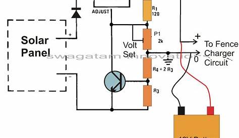 Solar Battery Charge Controller Circuit Diagram