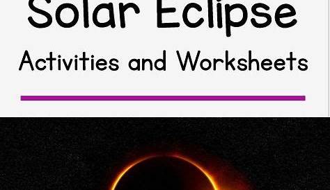 Solar Eclipse Math Activities 3rd Grade Worksheets And Crafts For The 2017