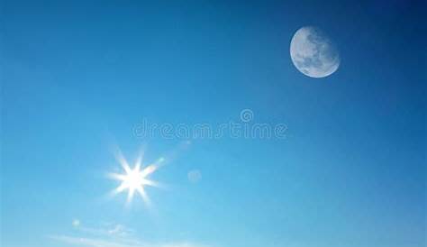 Simboli Esoterici Con La Luna E Il Sole. Segni Celesti. Illustrazione