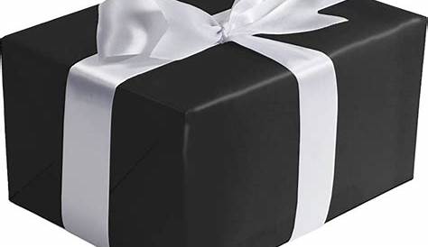 Black Gift Wrapping Paper Roll | Black wrapping paper, Wrapping paper