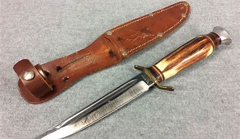 Solingen Germany Knife Stag Handle Mid Century Jowika German Horn Bowie And Etsy