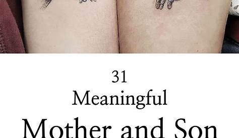 Sweet Mom and Son Tattoos for that Special Bond - Tattoo Glee