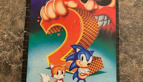 Sonic The Hedgehog 1 & 2 Official Player's Guide Manual Sega Genesis