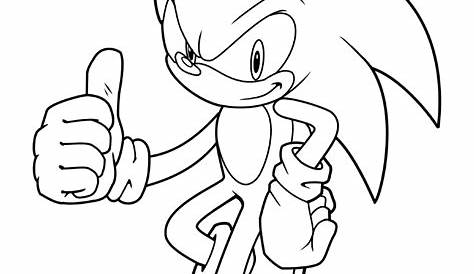 Sonic The Hedgehog Coloring Pages for Sonic Lovers | Educative Printable