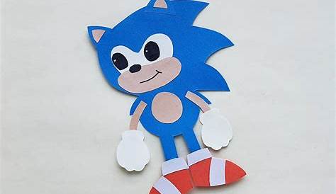 Sonic the Hedgehog Paper Crafts | Paper crafts, Crafts, Hedgehog craft