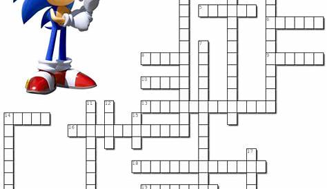 Sonic: The Movie Crossover! Crossword - WordMint