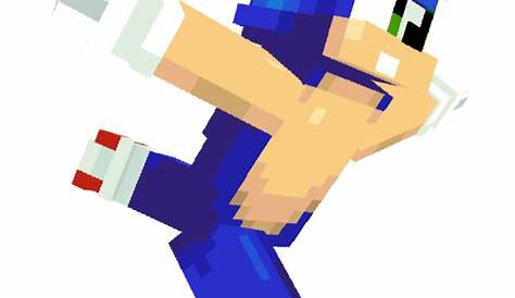 Sonic The Hedgehog Minecraft Skin