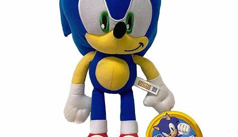 Sonic the Hedgehog Large Size Kids Plush Toy With Secret Zipper Pocket