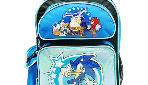 Sonic The Hedgehog Large Rolling Backpack - With Knuckles - Walmart.com