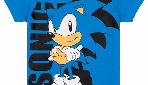 Children t shirt Sonic The Hedgehog clothing Cartoon T shirt fashion