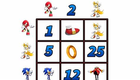 10 Sonic the Hedgehog Activity Sheets | Sonic birthday, Sonic birthday