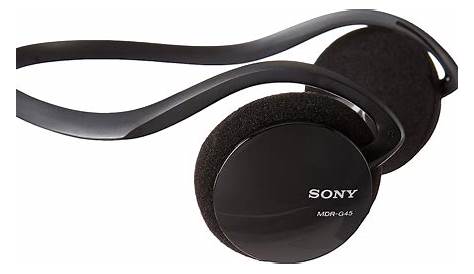 Sony Mdrg45lp Street Style Headphones Black Onear Wired Normal