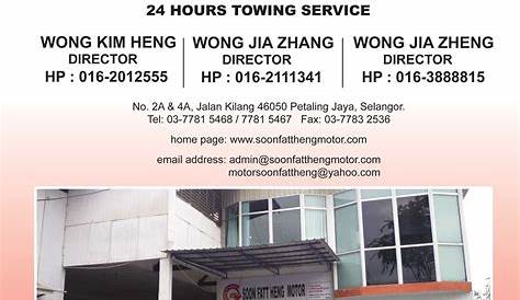 Soon Fatt Heng Motor Sdn Bhd - Insurance Panel Workshop