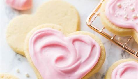 Sour Cream Valentine Cookies
