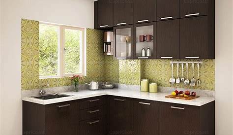 South Indian L Shaped Modular Kitchen Designs Catalogue India Homeane