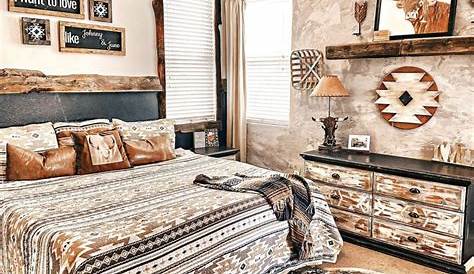Vibrant And Warm Southwest Decor rusticmasterbedroom in 2020