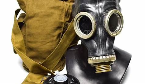 Cold war era Soviet russian military gas mask GP-5 Genuine surplus