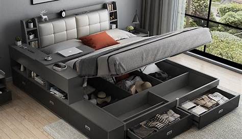 20+ Amazing DIY Space Saving Bed Frame Ideas & Plans For 2020 | Space