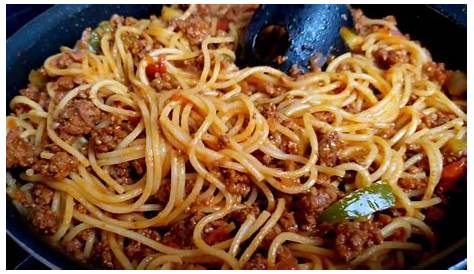 Spaghetti Recipe With Ground Beef And Canned Sauce Ragû Ragu Pasta Eatwell101