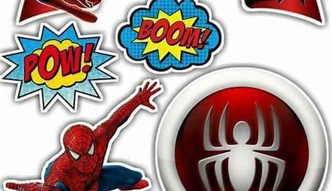 Spiderman Cake Topper Printable - Printable Word Searches