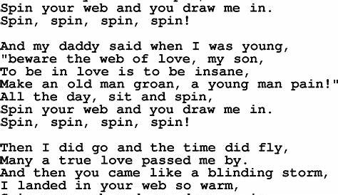 Spin, Spin, by Gordon Lightfoot, Lyrics
