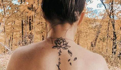 Amazing Quote Tattoo On Spine #Tattoosonback | Spine tattoos for women