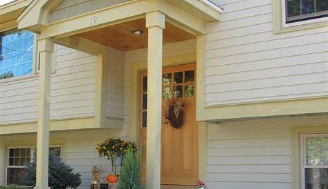 Front porch ideas for split level house | House front, Level homes
