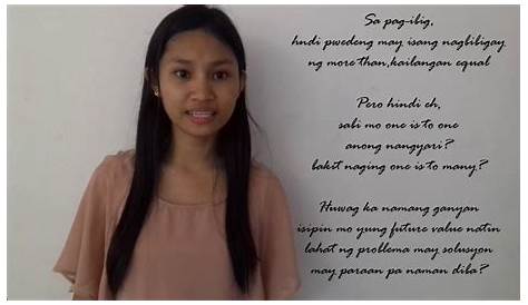Spoken Poetry Tagalog Pag Ibig Sa Magulang Ibig Unggoy | My XXX Hot Girl