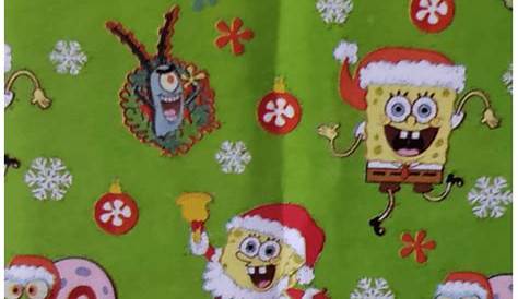 Spongebob Christmas Wrapping Paper ubicaciondepersonas.cdmx.gob.mx