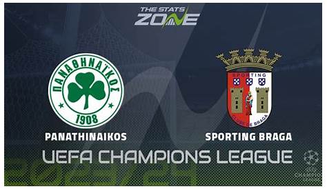 Sporting Braga vs. Panathinaikos Live Stream of UEFA Champions League