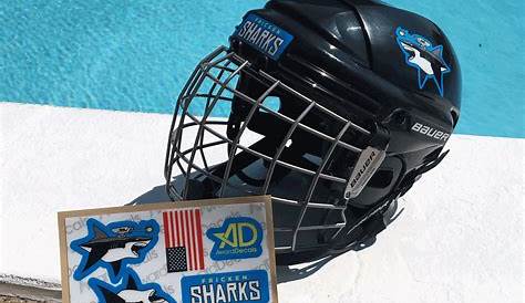 Raised 3D Hockey Helmet Decals | Pro Helmet Decals | Sports Helmet