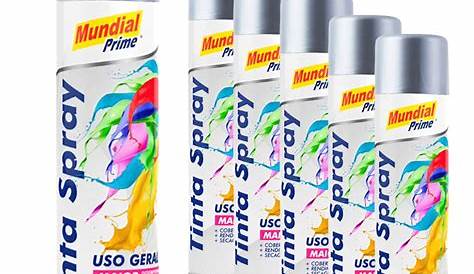 Tinta Spray Prata Uso Geral 500ml