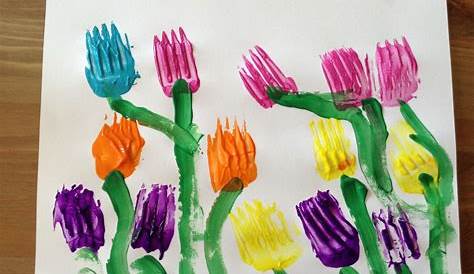 Spring Art For Kindergarten Season Drawing Ideas