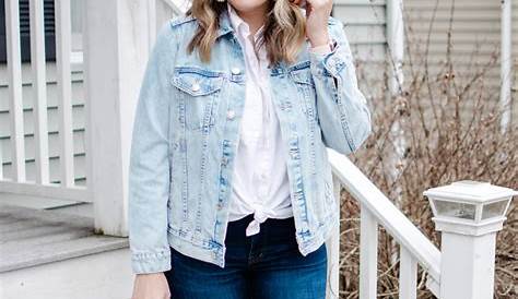Spring Blue Jean Jacket Outfit