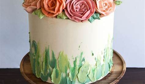 Spring Flower Cake Recipe Flower cake, Buttercream flowers, Spring cake