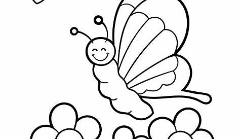 Spring Coloring Page - Etsy Sweden